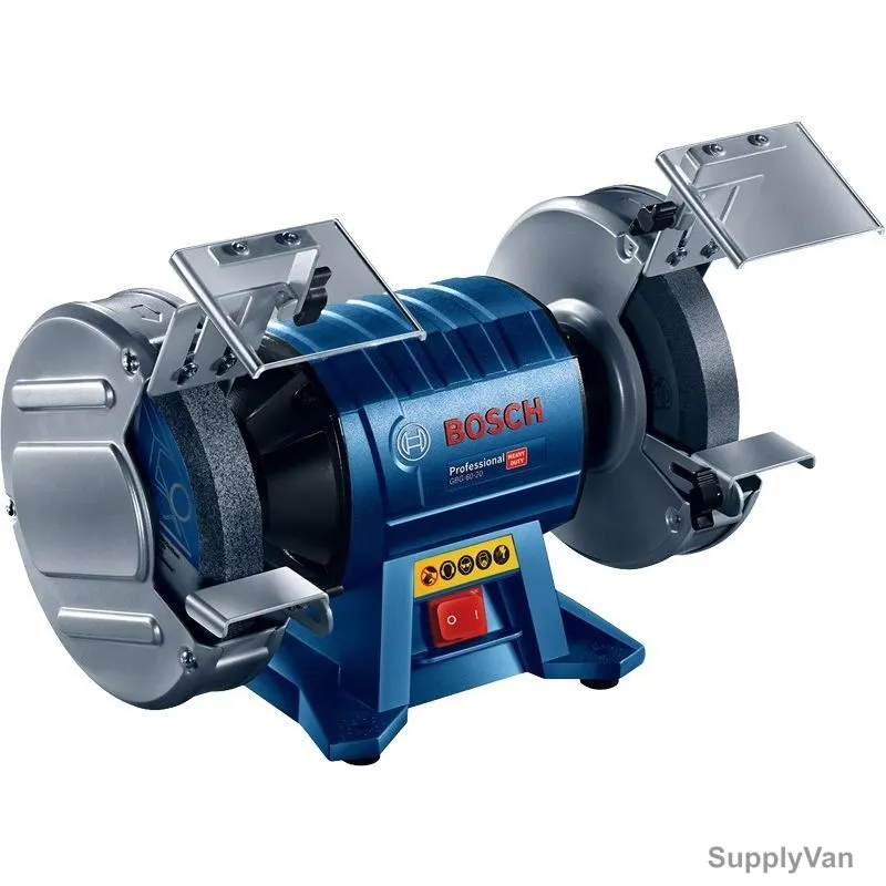Bosch Professional Bench Grinder Kit, GBG-60-20, 600W, 32MM Bore Dia x 200MM Wheel Dia, 3 Pcs/Kit — image 1