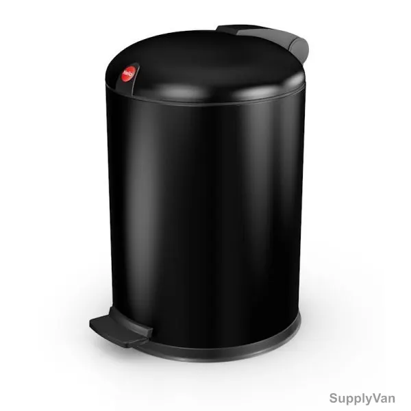 Hailo Pedal Cosmetic Bin, Hlo-0704-889, Design S, 4 Litres, Black