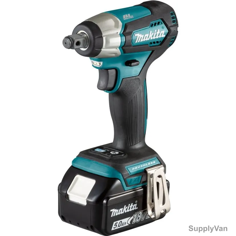 Makita Cordless Impact Wrench, DTW181RTJ, 2x 5.0Ah Battery, 1x 18V Charger, 1/2 Inch — image 1