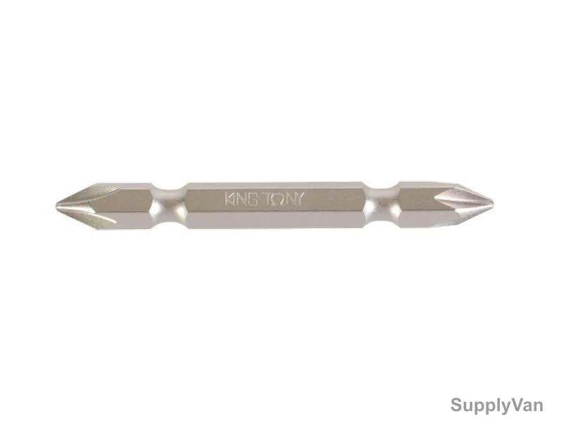 Kingtony Double Phillips Head Power Bit, 136502P, 1/4 Inch