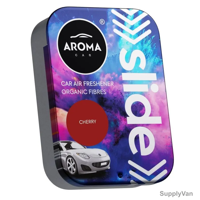 Aroma Home Slide Car Air Freshener, Cherry, 30GM