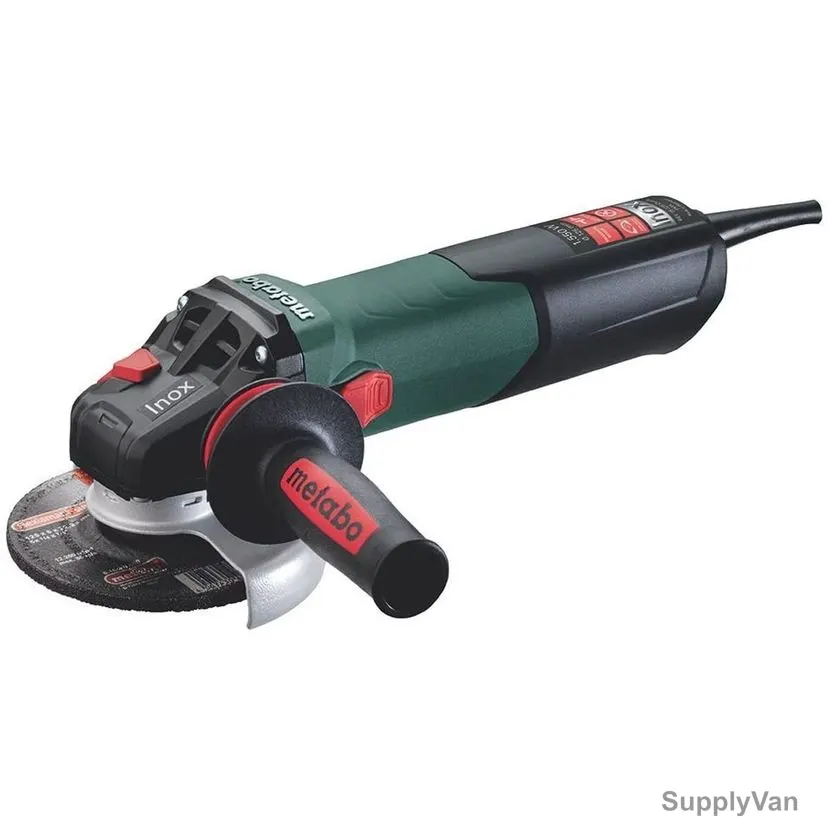 Metabo Angle Grinder, WEV-15-125-Quick-Inox, 1550W, 125MM
