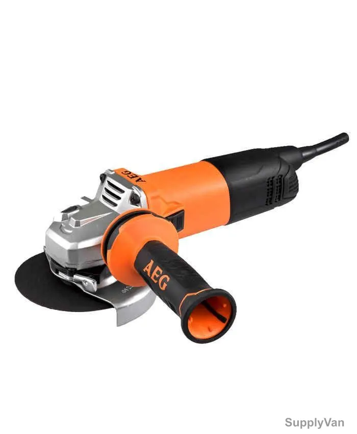 AEG Angle Grinder, WS12-115, 1200W, 115MM, S, Black and Orange