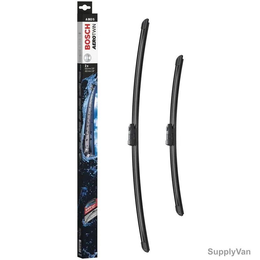 Bosch Aerotwin Wiper Blade, 3397007863, 18/26 Inch, Black, 2 Pcs/Set