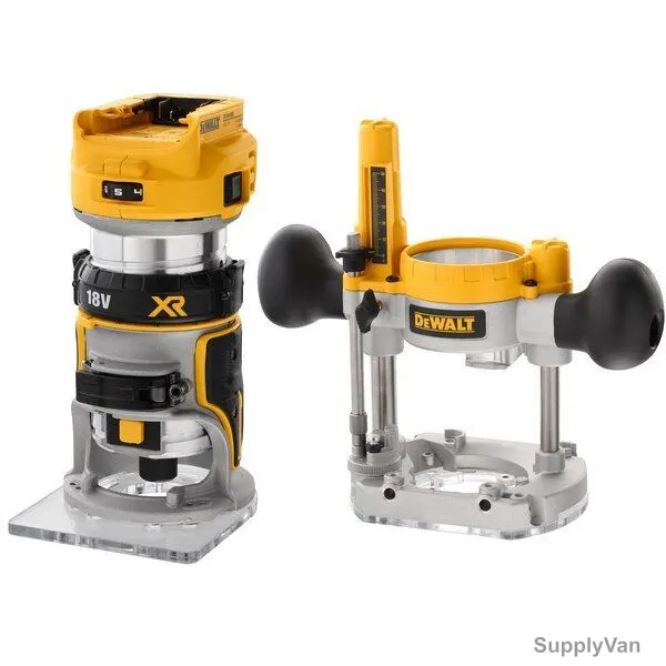 Dewalt XR Brushless Router With Bare Unit, DCW604N-XJ, Li-Ion, 18V