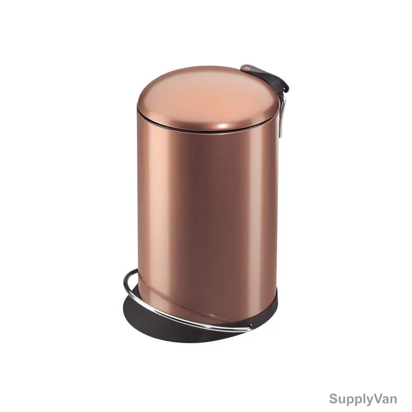 Hailo Pedal Waste Bin, HLO-0516-100, TopDesign M, 13 Litres, Copper