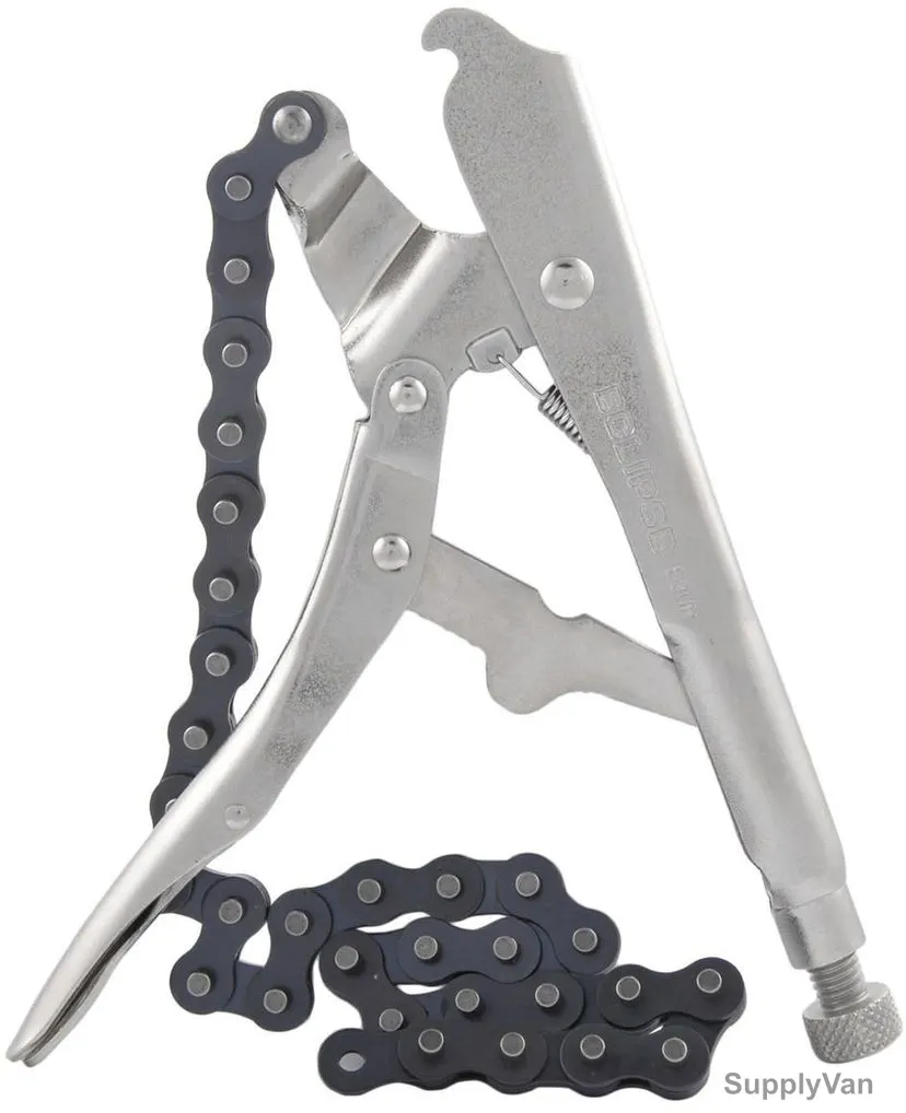 Eclipse Locking Chain Clamp Plier, E20R, 20 Inch, Silver