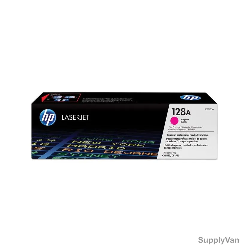 HP Original LaserJet Toner Cartridge, CE323A, 128A, Magenta — image 1