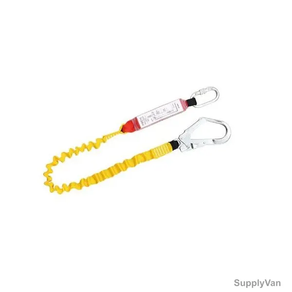 Jech U Shape Elastic Webbing Lanyard, JE311233S, 40MM Width, Yellow