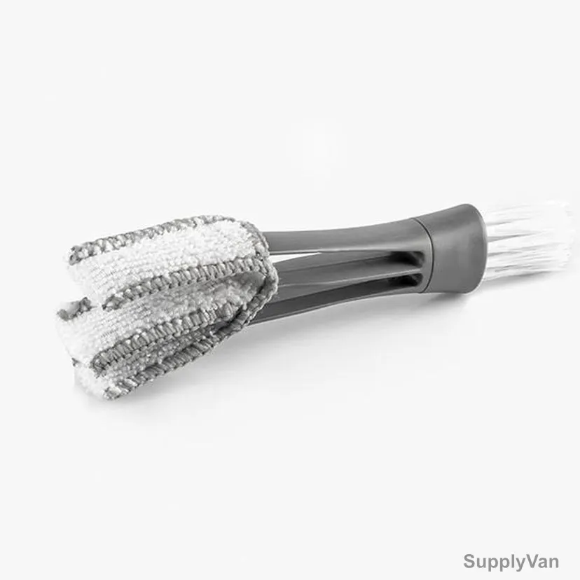Rhinomotive Multifunctional Dual Sided Auto Detailing Brush, R1815, Plastic, Grey/White — image 1