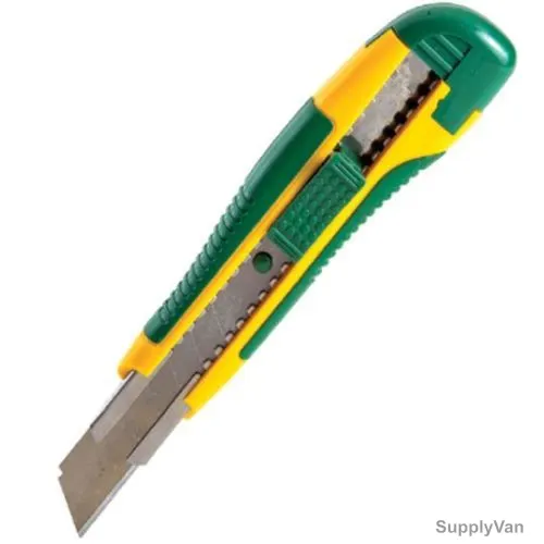 Uken Utility Knife With TPR Handle, U6202, Green
