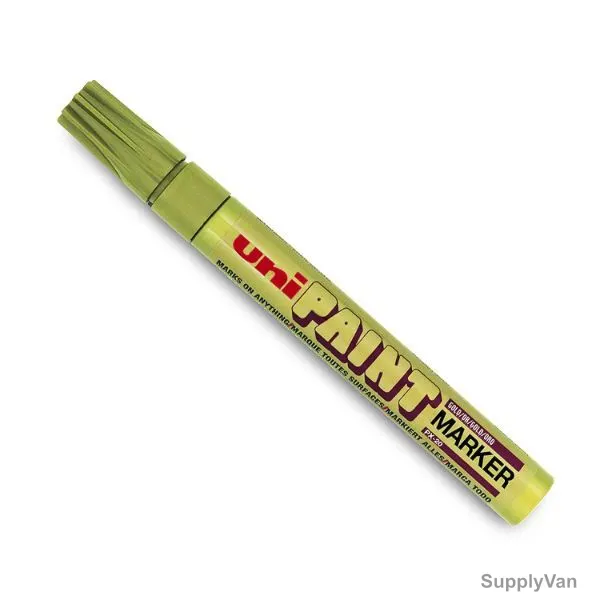 Uni-Ball Bullet Tip Paint Marker, PX20-GN, 2.0MM Tip Size, Green, 12 Pcs/Pack