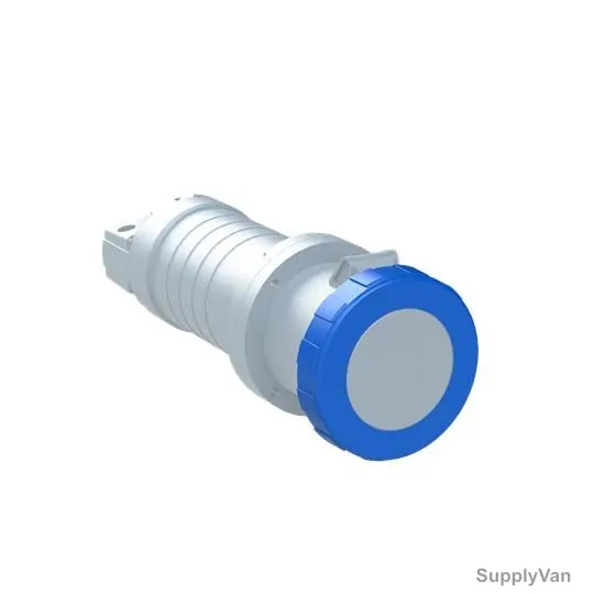 Abb Industrial Connector, 2125C6W, 200-250V, IP67, 125A, 2P+E, Blue — image 1