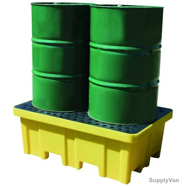 Empteezy Spill Pallet, BP2FW, Plastic, 230 Liters, Yellow