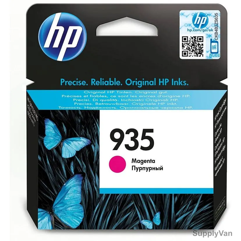 HP Original Ink Cartridge, C2P21AA, 935, Magenta — image 1