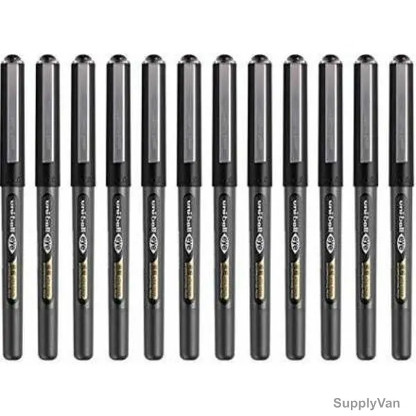 Uni-Ball Ball Point Pen, UB150-38-BK, Eye Ultra Micro, 0.38MM Tip, Black, 12 Pcs/Pack