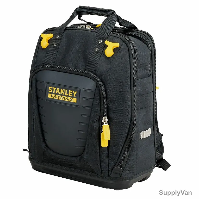 Stanley Quick Access Premium Tool Backpack, FMST1-80144, FatMax, 4 Compartments, Black — image 1