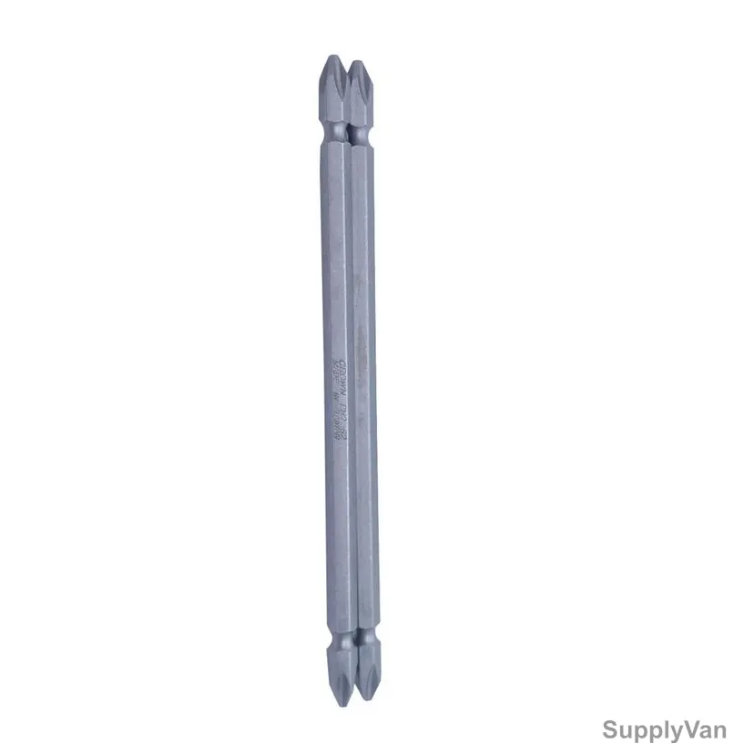 Star Screw Bit, Phillips, Double Ended, PH2 x 100MM, 10 Pcs/Pack