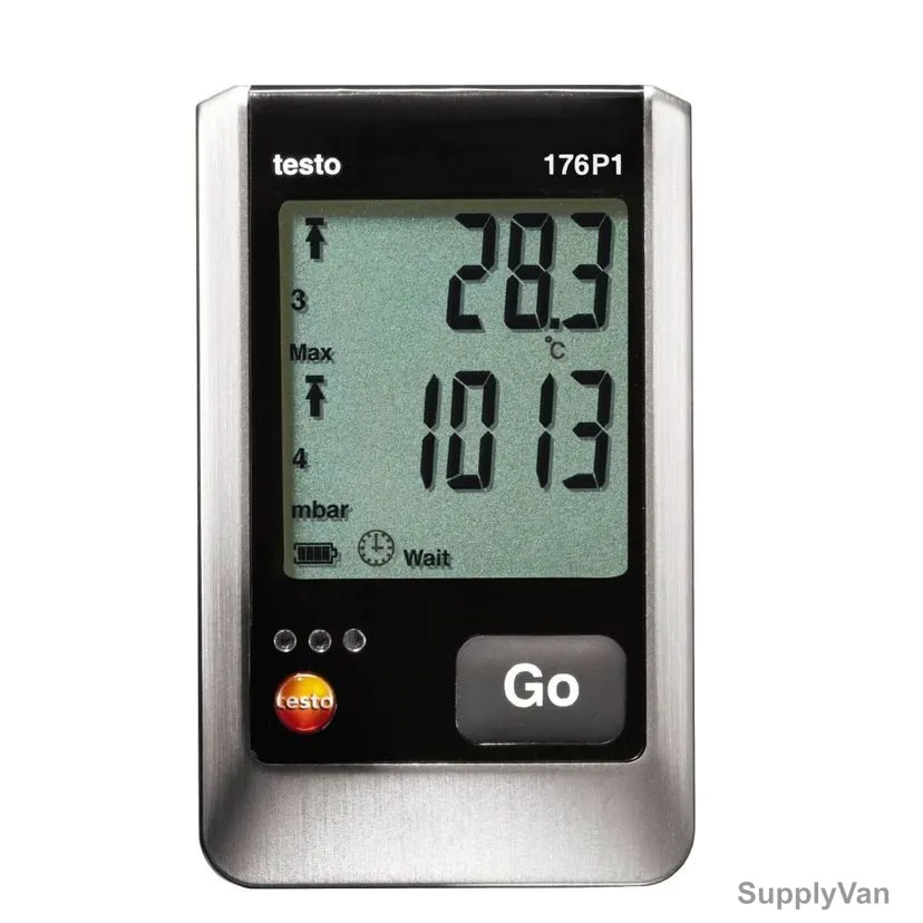 Testo Pressure Data Logger, 176-P1, 5-Channels, -20 to +70 Deg.C — image 1