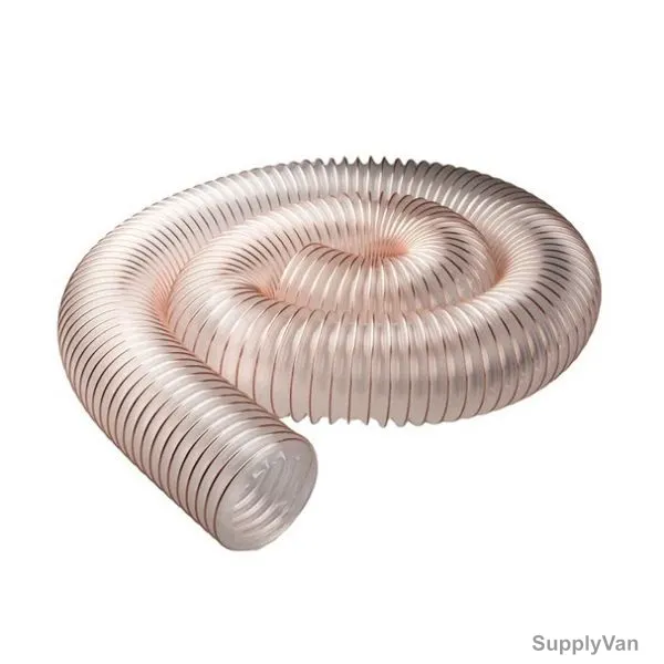 Italflex Ventilation and Duct Hose, IFPUD-300, Polyurethane, 0.6MM Thk, 12 Inch ID x 10 Mtrs Length