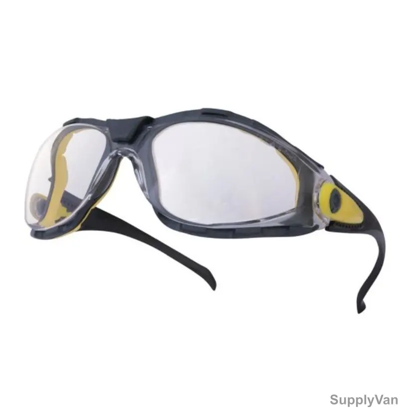 Deltaplus Working Safety Goggles, VE Pacaya, Polycarbonate, Clear