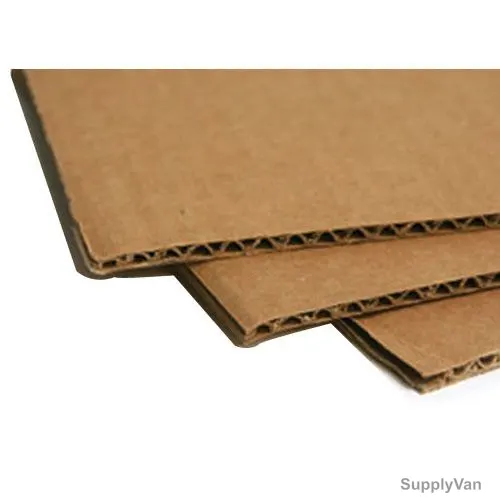 Corrugated Sheet, 3 Ply, 120CM Width x 220CM Length, Brown, 5 Pcs/Pack — image 1