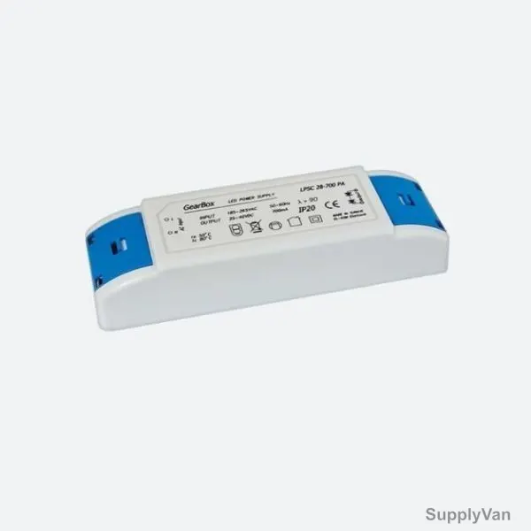 Gearbox LED Driver, LPSC25-700PA, 20-36VDC, 25W