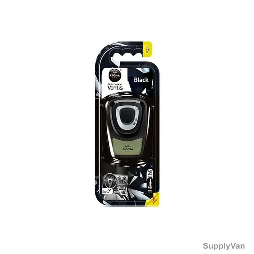 Aroma Ventis Liquid Car Air Freshener, Black, 8ML — image 1