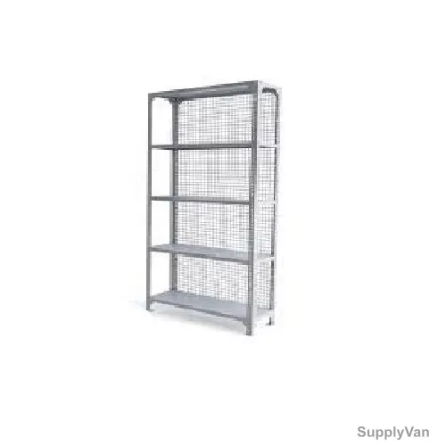 Slotted Angle Shelving, 5 Shelves, 600MM Depth x 1220MM Length