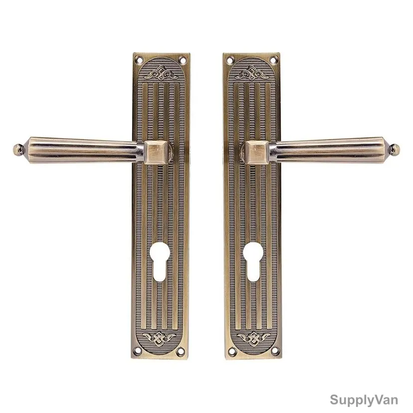 ACS Classic Door Handle, 85409-L530-AB, Antique Brass