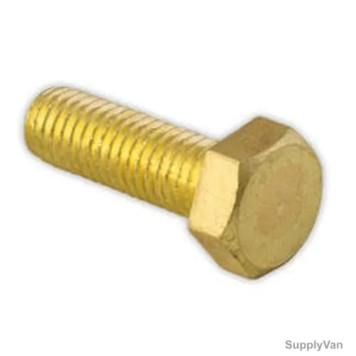 Hex Bolt, M10 x 30MM, Gold, 100PCS