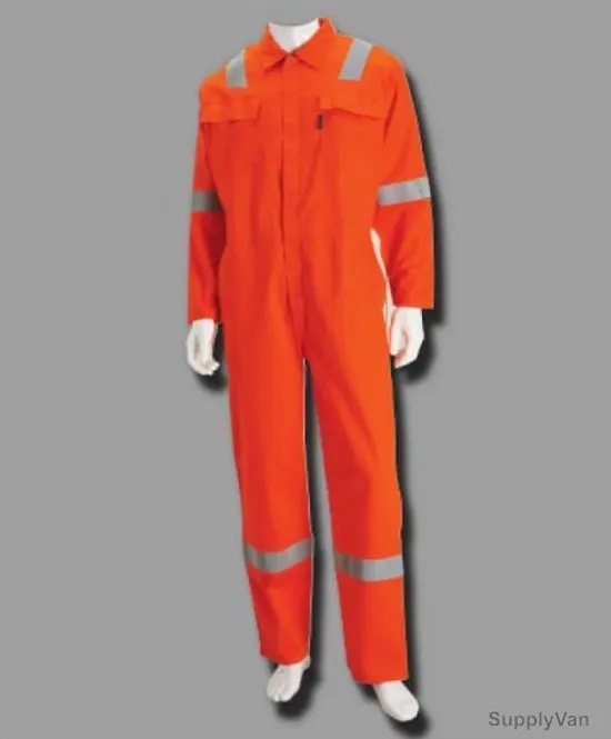 Taha Safety FR Coverall, Orange, XL