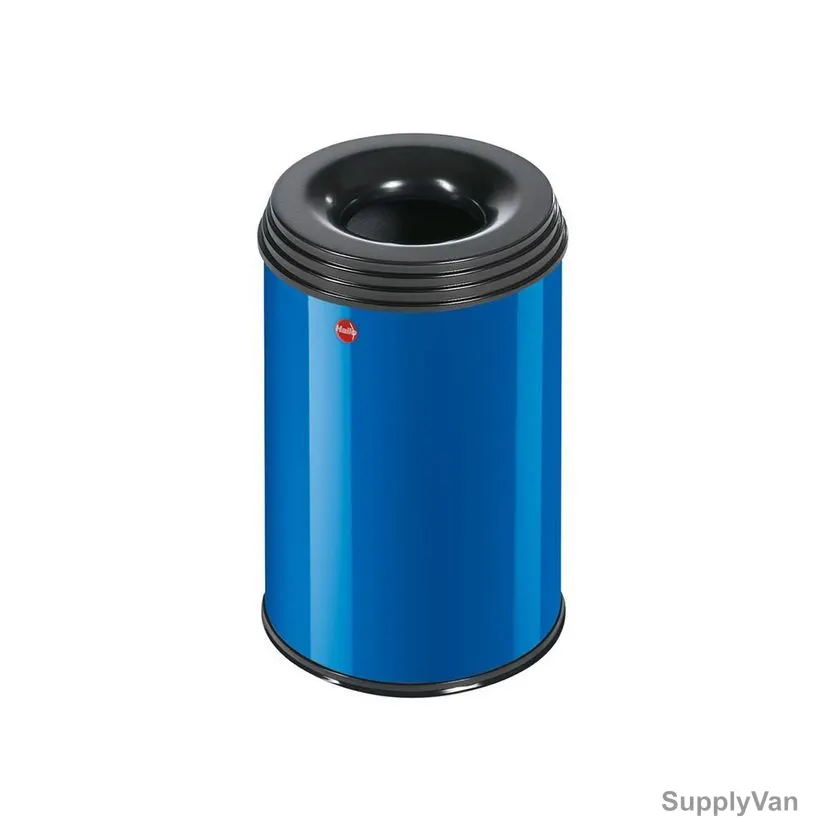 Hailo Waste Bin, HLO-0915-322, ProfiLine Safe M, 14 Litres, Gentian Blue