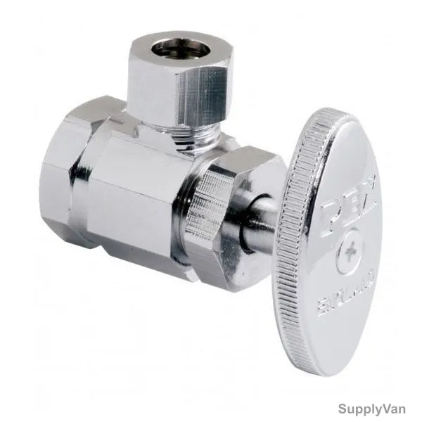 Vado Angle Valve, PEX-231-C-P, Chrome Finish, Silver — image 1