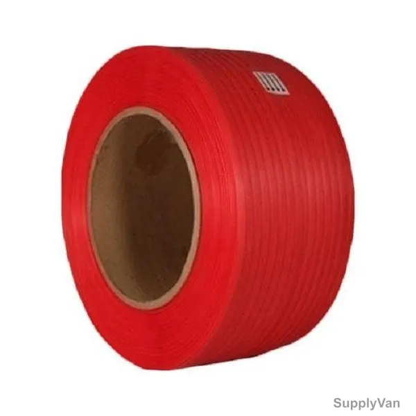 PP Strap Roll, Polypropylene, 12MM Width, 4 Kg, Red