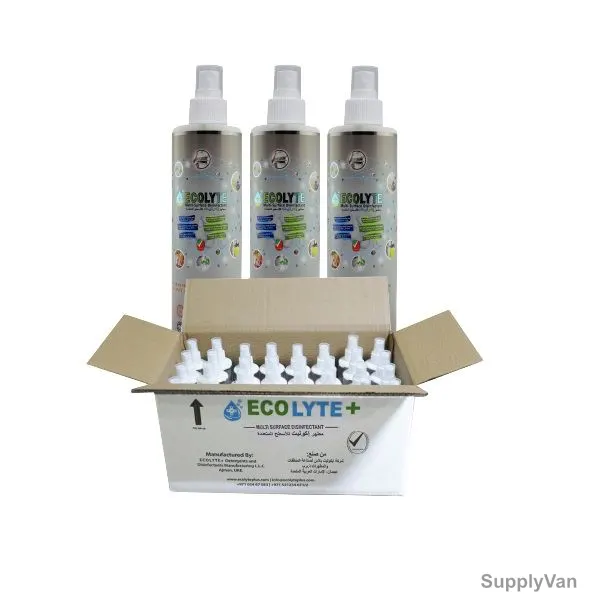 Ecolyte Plus 100% Natural Multi-Surface Disinfectant, 250ML, 32 Pcs/Carton — image 1