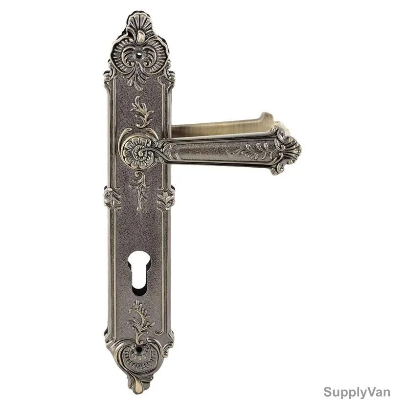 ACS Door Handle, AA84-AA48-AB, Zinc, Antique Brass