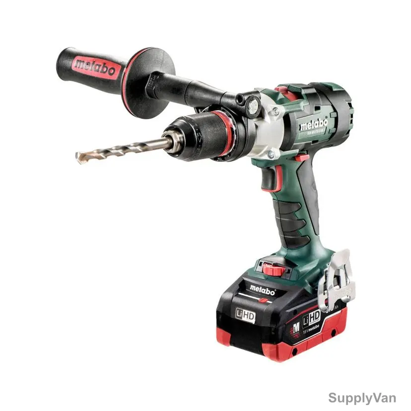 Metabo Cordless Hammer Drill With Plastic Case, SB-18-LTX-3-BL-I, 602356660, 18V, 2 x 5.5Ah Battery