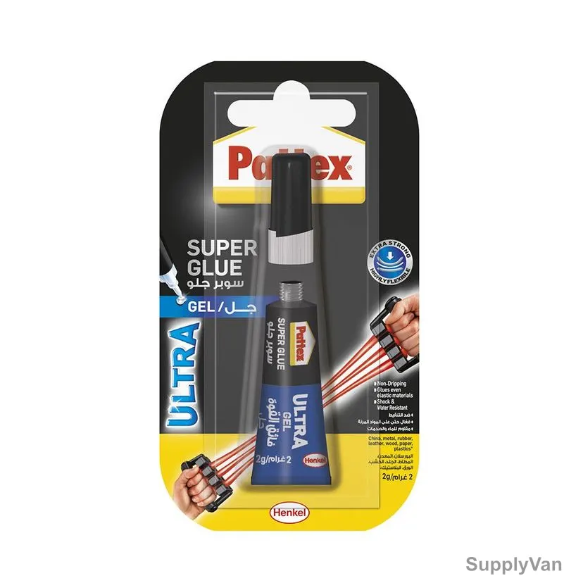 Pattex Super Glue Gel, 2370756, 2GM, Transparent