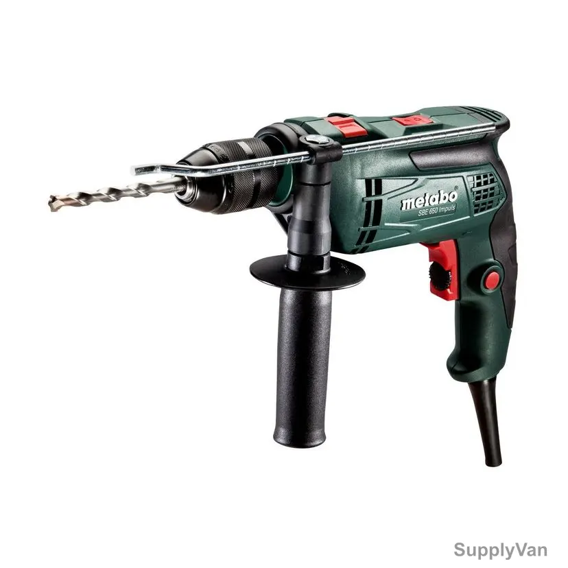 Metabo Impact Drill With Plastic Carry Case, SBE-650-Impuls, 600672500, 650W, 9 Nm