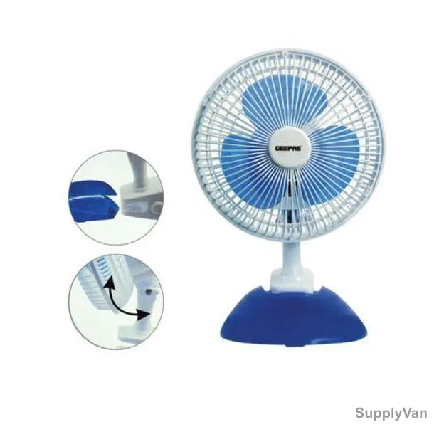 Geepas Clip Fan, GF9608, 6 Inch, 22W