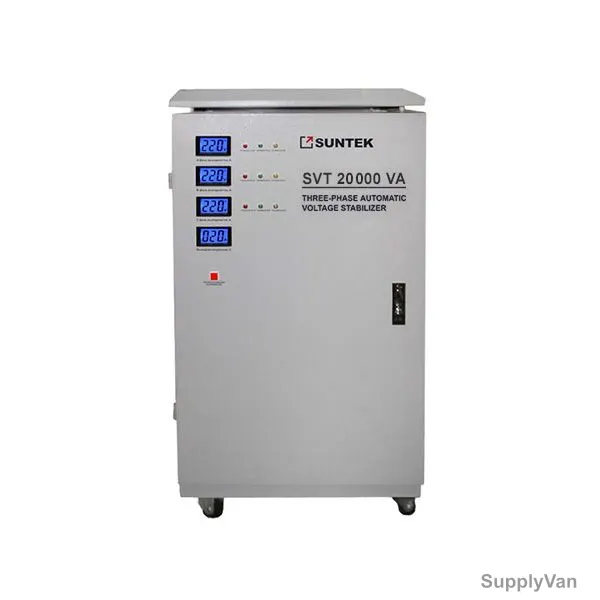 Suntek Three Phase Voltage Stabilizer, SVT-20000VA, 90A, 120-285V/240-450V, 20000VA