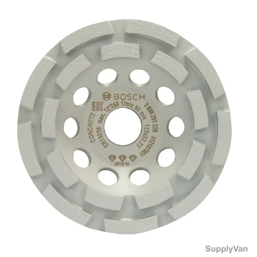 Bosch Diamond Cup Grinding Wheel, 2608201228, 22.23MM Bore Dia x 125MM Dia — image 1