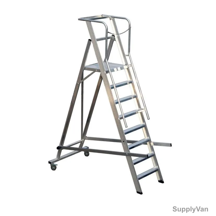 Penguin Warehouse Ladder, WHL, 5+1 Steps, 2.2 Mtrs, 200 Kg Weight Capacity — image 1