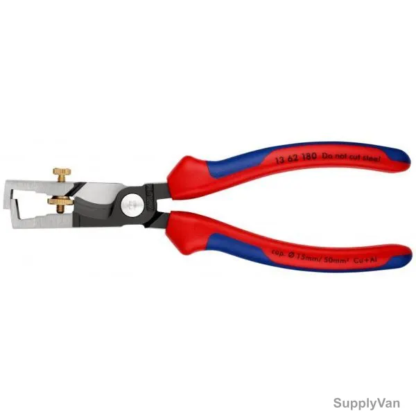 Knipex StriX Insulation Stripper With Cable Shear, 1362180, 180MM — image 1