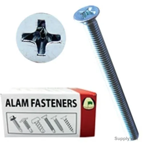 Alam Fastener Machine Screw, AMS3X25, CSK, 3 x 25MM, PK144