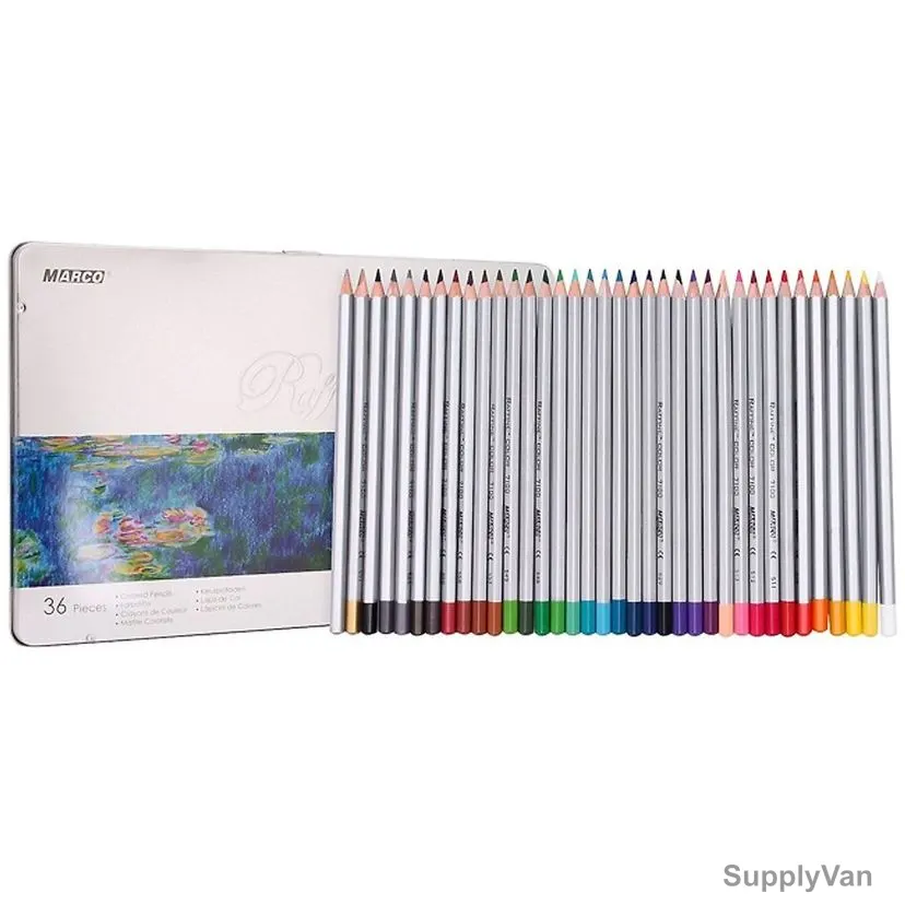 Marco Raffine Color Pencil, 7100-36TN, Multicolor, 36 Pcs/Pack