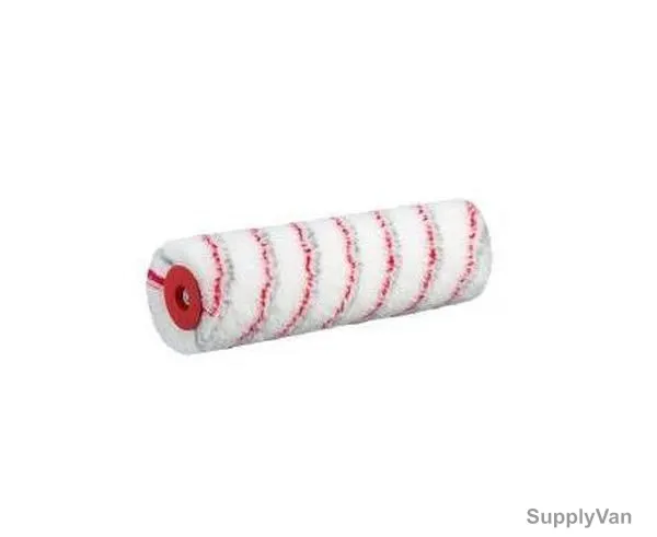 Beorol Paint Roller Cover, VURR23CG45, Ultra Red, White and Red