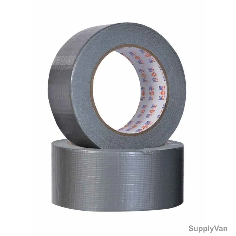 Asmaco Duct Tape, 50 Micron Thk, 48MM Width x 25 Yards Length, Grey, 6 Pcs/Pack