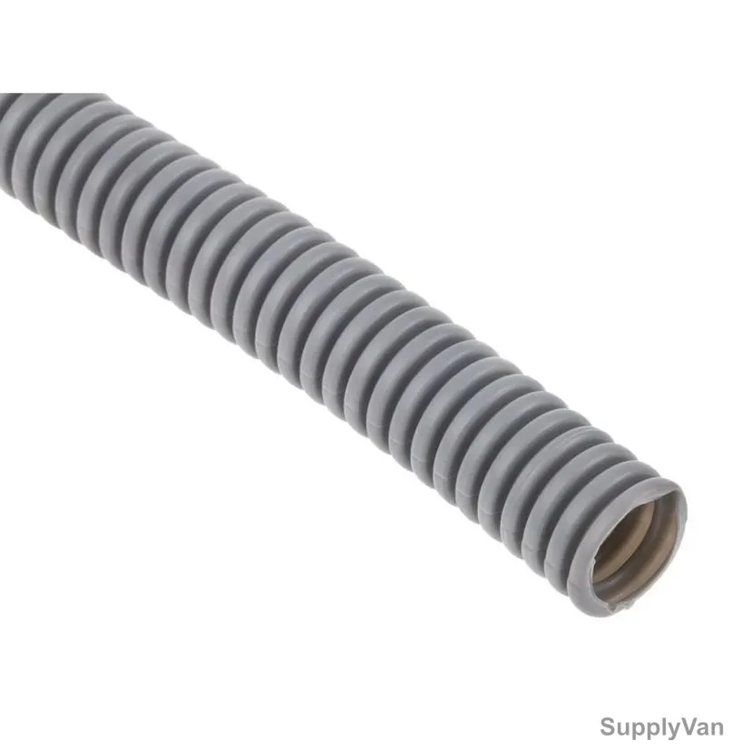 Decoduct Heavy Duty Flexible Conduit, DPH2, PVC, 20MM x 50 Mtrs, White